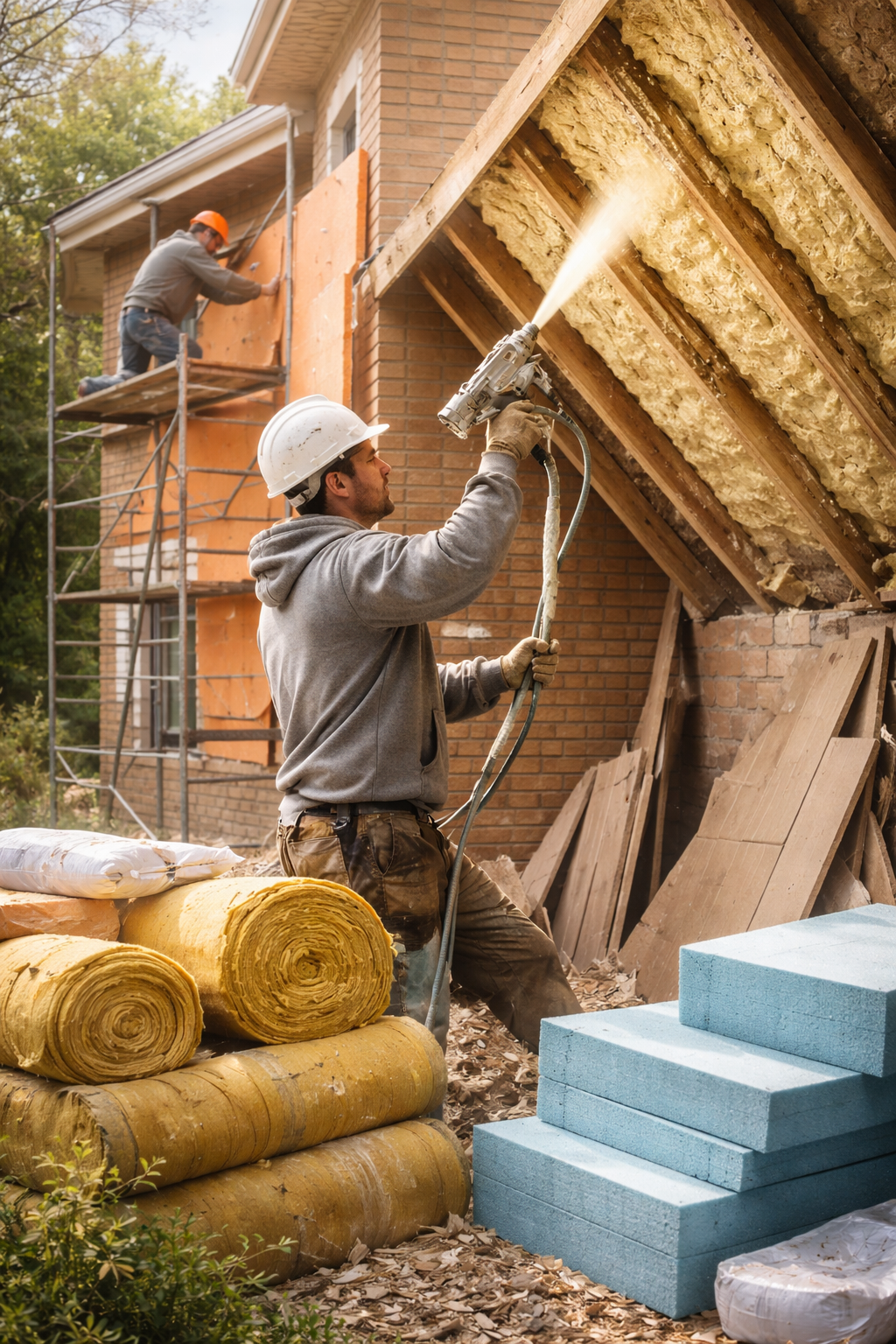 Утепление домов в Энгельс под ключ от 4477 руб/м2 | Профессионально — ТепломастерЭнг