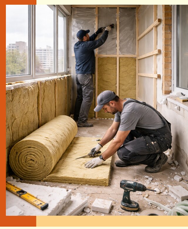 Утепление балкона под ключ в Энгельсе качественно и быстро