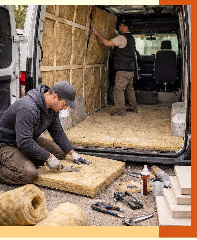 Утепление кемпера в Энгельс под ключ от 12791 руб. — профессионально | ТепломастерЭнг