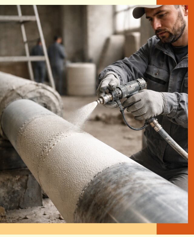 Утепление труб жидкой теплоизоляцией в Энгельс от 7994 руб. под ключ | ТепломастерЭнг