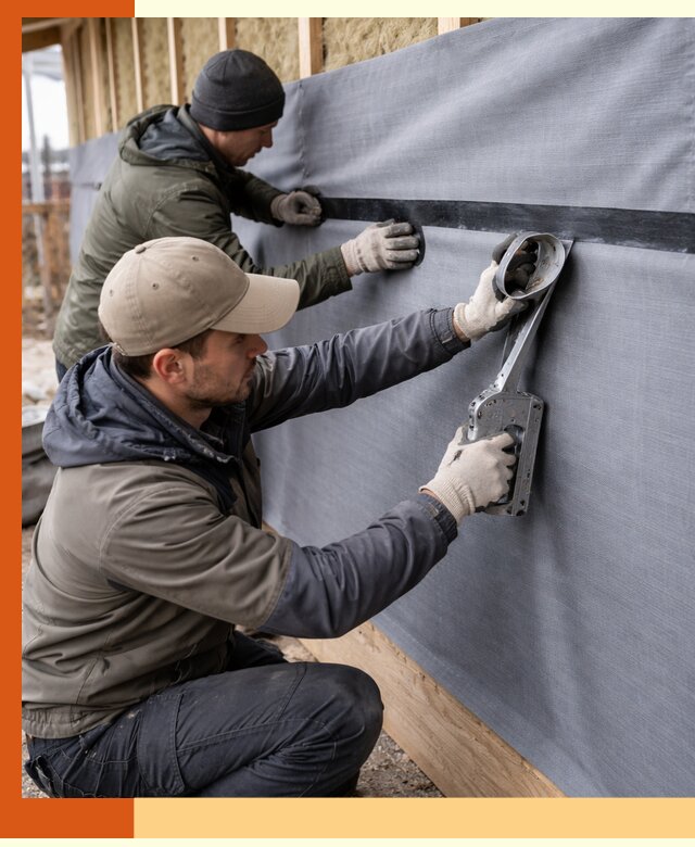 Монтаж ветроизоляции зданий и конструкций в Энгельс